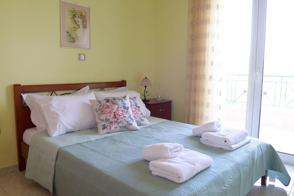 Villa Simos' Sea View House Nikopolis Esterno foto